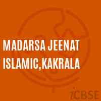 Madarsa Jeenat Islamic,Kakrala Middle School Logo