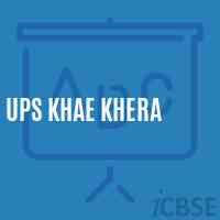 Ups Khae Khera Middle School Logo