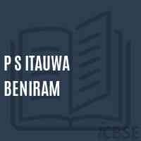 P S Itauwa Beniram Primary School Logo