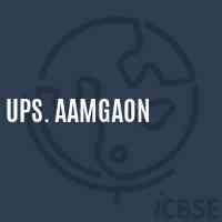 Ups. Aamgaon Middle School Logo