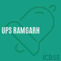 Ups Ramgarh Middle School Logo