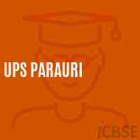 Ups Parauri Middle School Logo