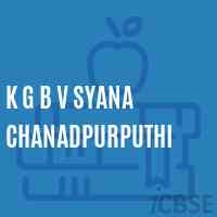 K G B V Syana Chanadpurputhi Middle School Logo