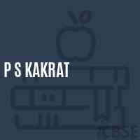 P S Kakrat Primary School Logo