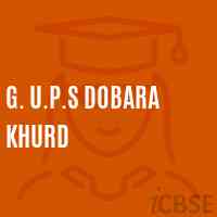 G. U.P.S Dobara Khurd Middle School Logo