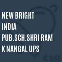 New Bright India Pub.Sch.Shri Ram K Nangal Ups Middle School Logo