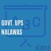 Govt. Ups Nalawas Middle School Logo