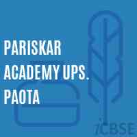 Pariskar Academy Ups. Paota Middle School Logo