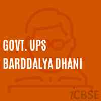 Govt. Ups Barddalya Dhani Middle School Logo