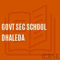 Govt Sec School Dhaleda Logo