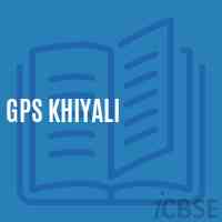Gps Khiyali Primary School Logo