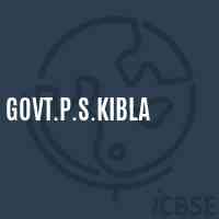Govt.P.S.Kibla Primary School Logo