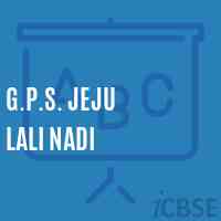 G.P.S. Jeju Lali Nadi Primary School Logo