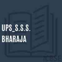 Ups_S.S.S. Bharaja Middle School Logo