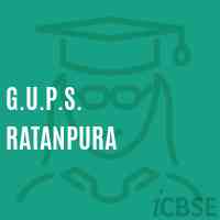 G.U.P.S. Ratanpura Middle School Logo