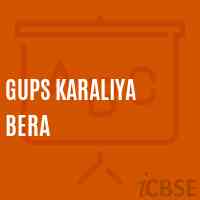 Gups Karaliya Bera Middle School Logo