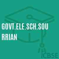 Govt.Ele.Sch.Sourrian Primary School Logo