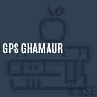 Gps Ghamaur Primary School Logo