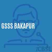 Gsss Bakapur High School Logo