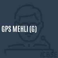 Gps Mehli (G) Primary School Logo