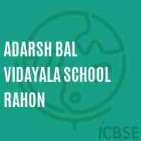 Adarsh Bal Vidayala School Rahon Logo