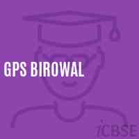 Gps Birowal Primary School Logo