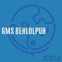 Gms Behlolpur Middle School Logo