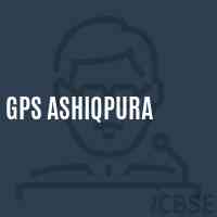 Gps Ashiqpura Primary School Logo