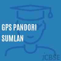 Gps Pandori Sumlan Primary School Logo