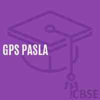 Gps Pasla Primary School Logo