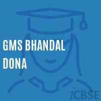 Gms Bhandal Dona Middle School Logo