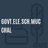 Govt.Ele.Sch.Mucchal Primary School Logo