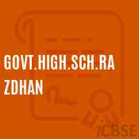 Govt.High.Sch.Razdhan Secondary School Logo