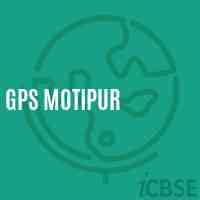 Gps Motipur Primary School Logo