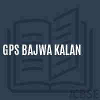Gps Bajwa Kalan Primary School Logo