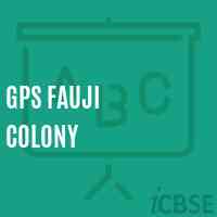Gps Fauji Colony Primary School Logo