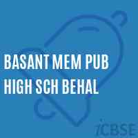 Basant Mem Pub High Sch Behal Secondary School Logo