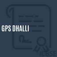 Gps Dhalli Primary School Logo