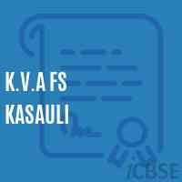 K.V.A Fs Kasauli Senior Secondary School Logo