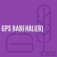 Gps Babehali(B) Primary School Logo