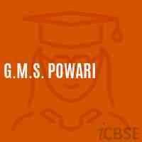G.M.S. Powari Middle School Logo