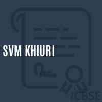 Svm Khiuri Secondary School Logo