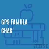 Gps Faijula Chak Primary School Logo