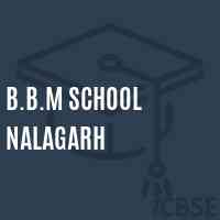 B.B.M School Nalagarh Logo