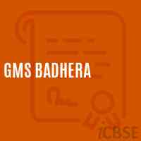 Gms Badhera Middle School Logo