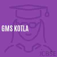 Gms Kotla Middle School Logo