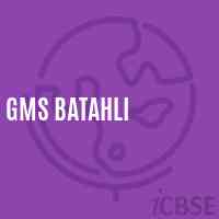 Gms Batahli Middle School Logo