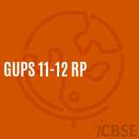 Gups 11-12 Rp Middle School Logo