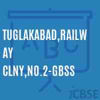 Tuglakabad,Railway Clny,No.2-GBSS High School Logo