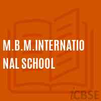 M.B.M.International School Logo
